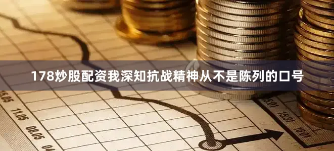 178炒股配资我深知抗战精神从不是陈列的口号